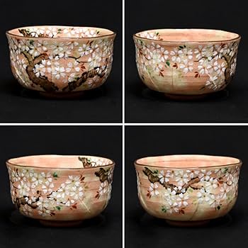 Amazon.co.jp: 勝龍寺窯 乾伸行 (造) 色絵桜絵茶碗 共箱 : おもちゃ